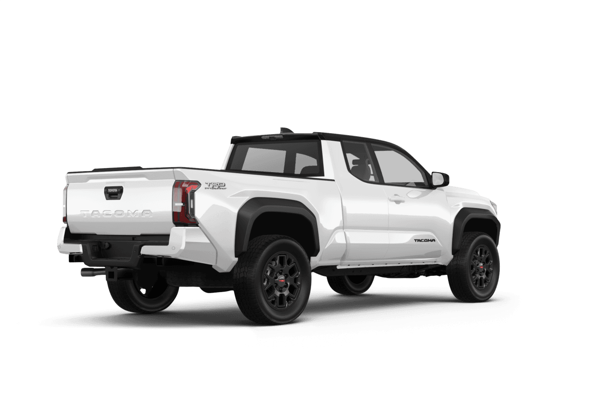 Toyota Tacoma  - Back view Toyota Tacoma  - Back view